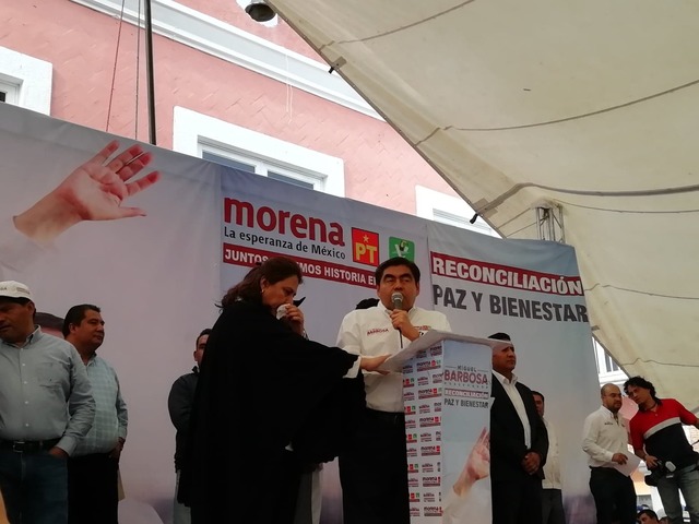 Foto: Wilmer Zárate  “Yo no busco la anulación de fuerzas políticas diferentes a Morena”, sostiene Barbosa Huerta