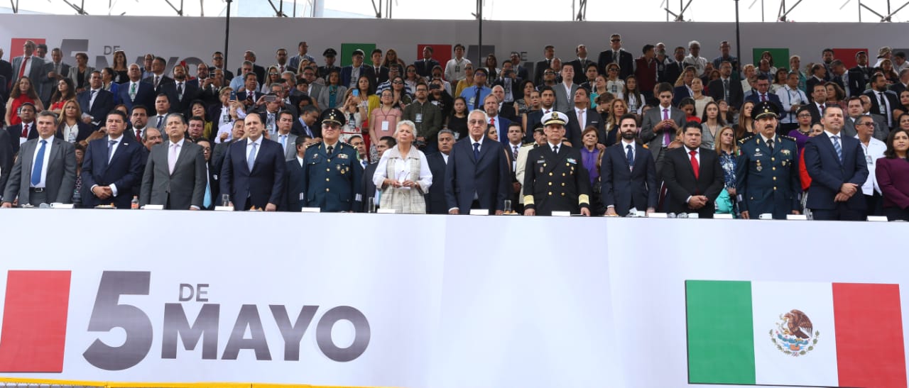 Foto: Especial Celebran en Puebla el 157 aniversario de la Batalla del 5 de Mayo