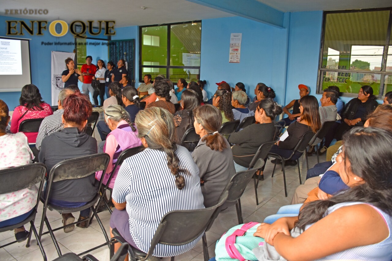 Con capacitación en prevención del delito se busca disminuir la delincuencia en San Martín Texmelucan 