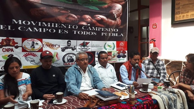 Demanda movimiento campesino al próximo gobernador de Puebla mayor presupuesto para el rescate del campo