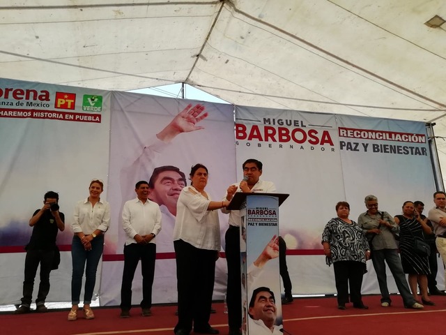 Foto: Wilmer Zárate  Consolida TEPJF amonestación pública a Barbosa Huerta por actos anticipados de campaña; video fue un descuido, dice Barbosa