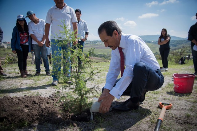 Foto: Cortesía  Impulsa BUAP programa de restauración del Ecocampus Valsequillo
