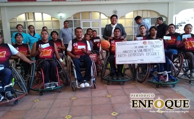 Foto: Omar Sánchez Entregarán beca bimestral de 4 mil pesos a jugadores con discapacidad en San Andrés Cholula