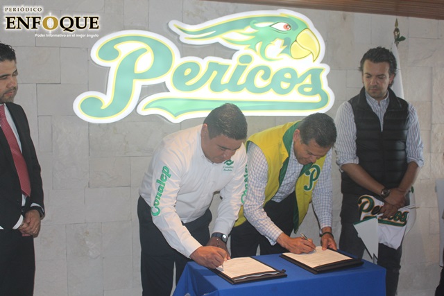 Firman convenio Conalep y Pericos Puebla para beneficiar a estudiantes con profesionalización 