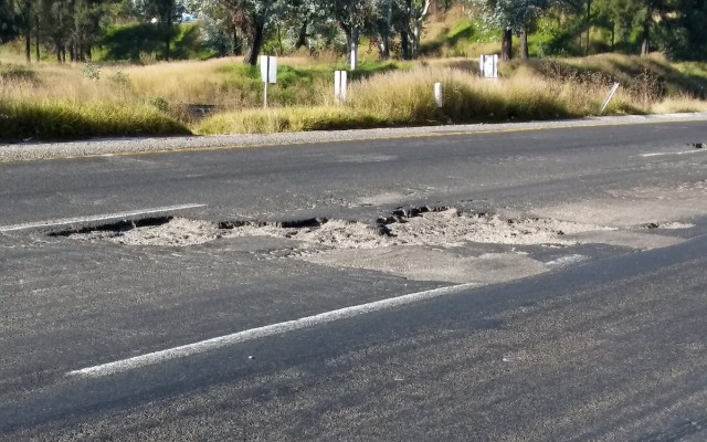 Ampliación presupuestal para baches sería de 40 MDP