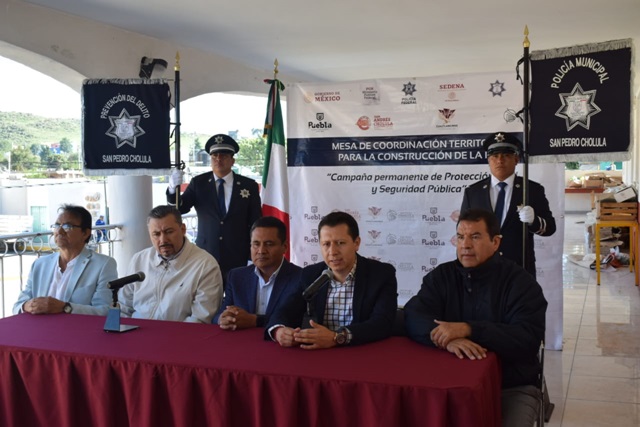 Foto: Especial Instalan cámaras de seguridad en San Francisco Coapan Cholula