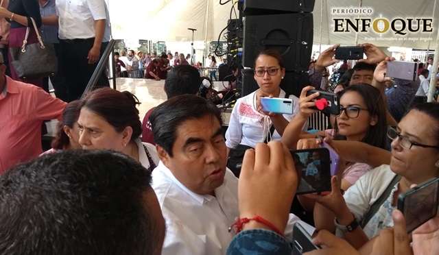 Foto: Omar Sánchez Vamos a limpiar a la Mixteca poblana del crimen organizado: Miguel Barbosa