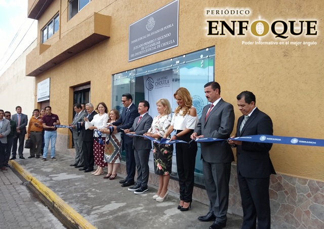 Foto: Omar Sánchez Inauguran oficinas de juzgados primero y segundo en San Pedro Cholula