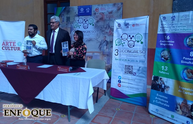 Invita el INAOE de Cholula al tercer Congreso en Enseñanza de Ciencias Exactas y Lengua Indígena 
