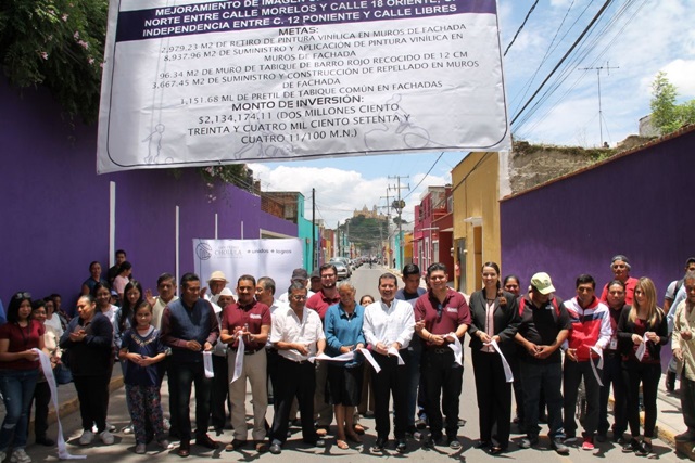 Foto: Especial Entrega Arriaga Lila obras de mejoramiento urbano en barrio de Jesús y Cocoyotla