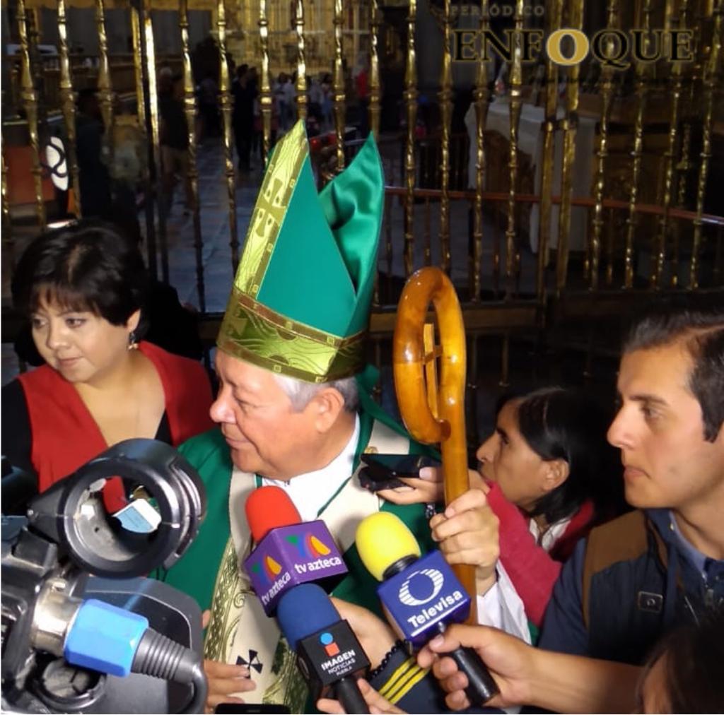 Arzobispo desea éxito a Luis Miguel Barbosa
