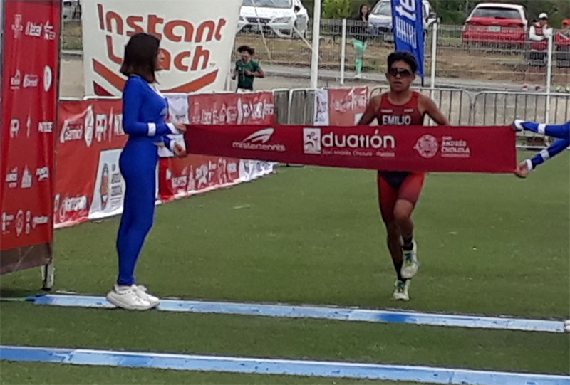Foto: Cortesía El poblano Emilio Quiroga ganó el Duatlón de San Andrés Cholula