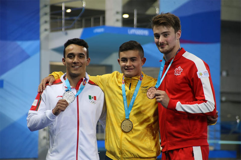 Foto: Cortesía  Juan Celaya, el clavadista mexicano del momento en Juegos Panamericanos