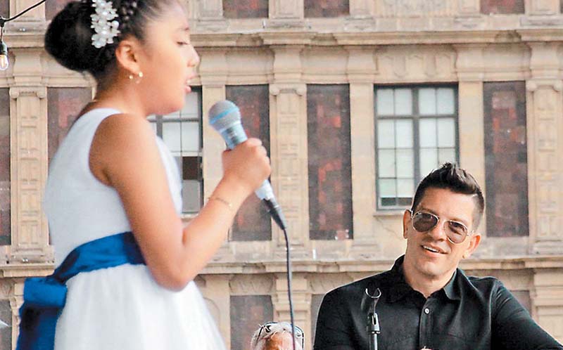 Foto: Cortesía  Concurso de karaoke en el Zócalo de CDMX
