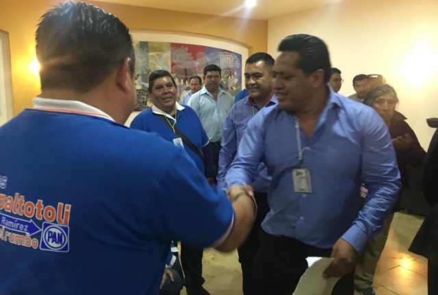 Foto: Especial Eligen a Carlos Tlapaltotoli como nuevo dirigente municipal del PAN en San Pedro Cholula