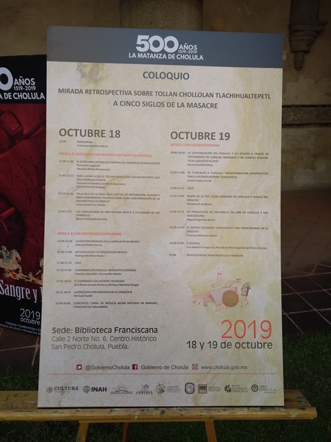 Foto: Omar Sánchez Anuncia San Pedro Cholula conmemoración de los 500 años de la Matanza de Cholula