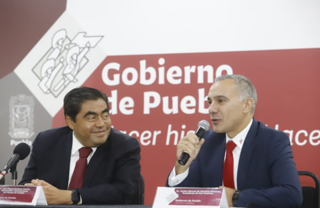 Foto: Twitter Gobierno de Puebla y HUF América anuncian inversión automotriz de mil millones de pesos