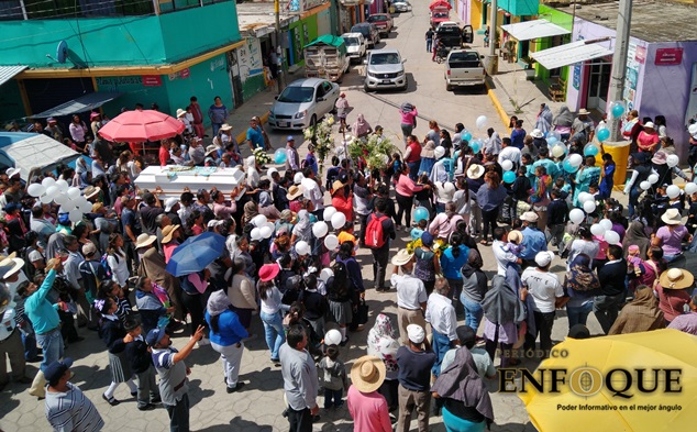 Foto: Omar Sánchez Despiden al menor de Ocoyucan fallecido por una bala perdida