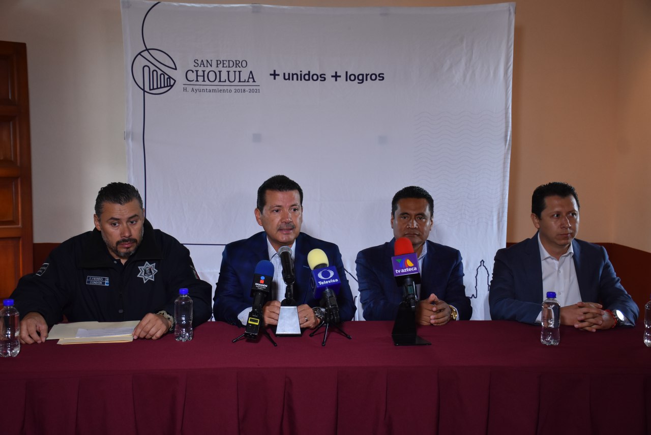 Foto: Especial Registra San Pedro Cholula resultados positivos en seguridad pública: Luis Alberto Arriaga Lila