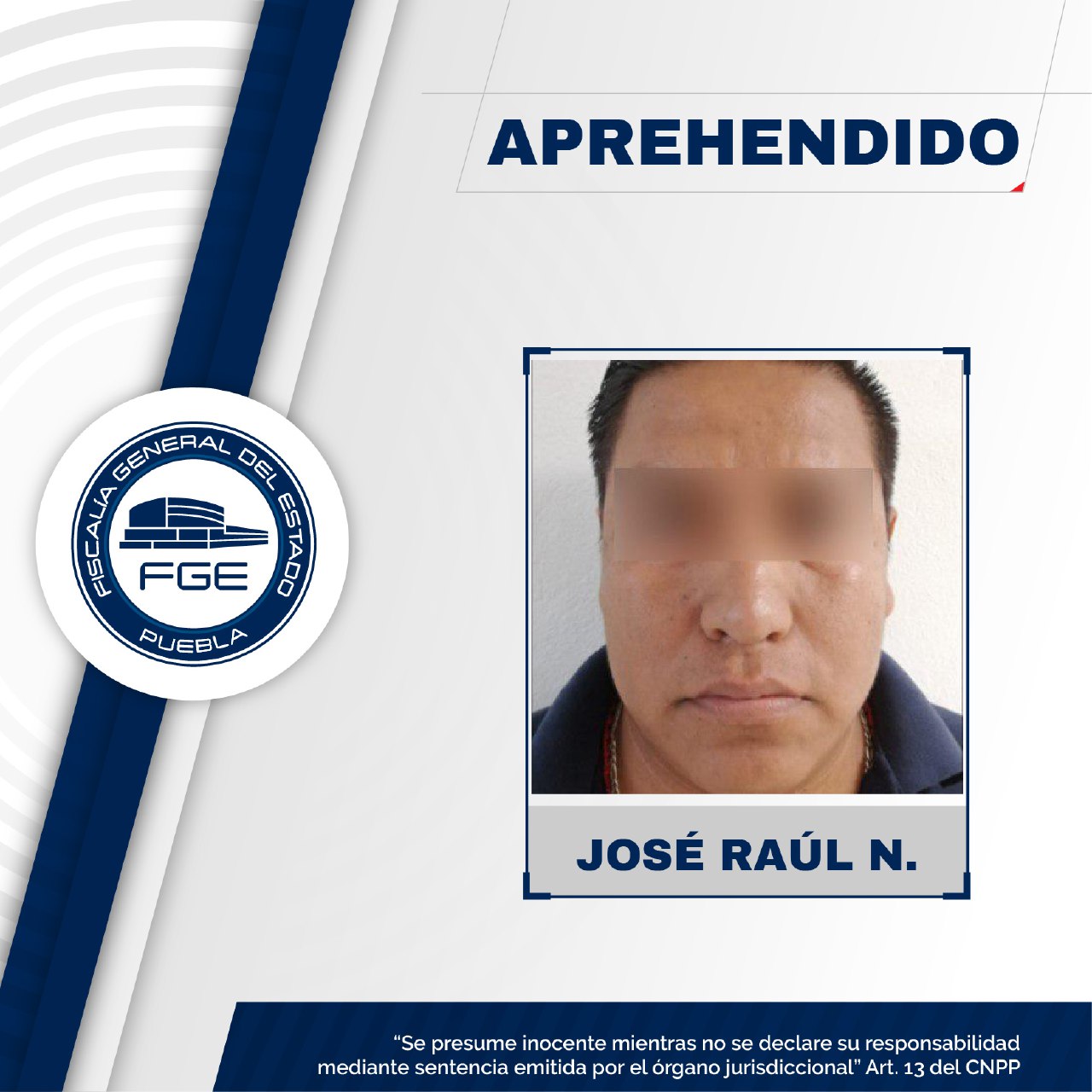 Detienen a sujeto por agredir sexualmente a una menor 