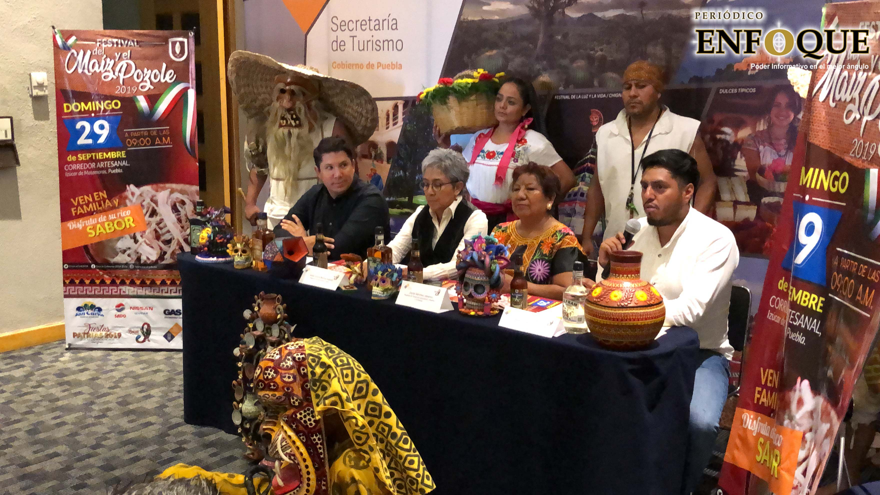 Presentan Festival del Maíz y del Pozole en Izúcar de Matamoros 