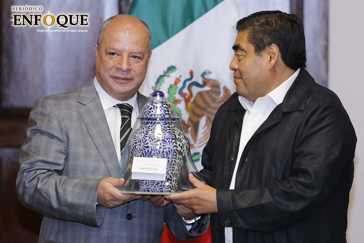 Foto: Cortesía (Redes) Recibe Barbosa Huerta visita del Embajador del Reino de Marruecos