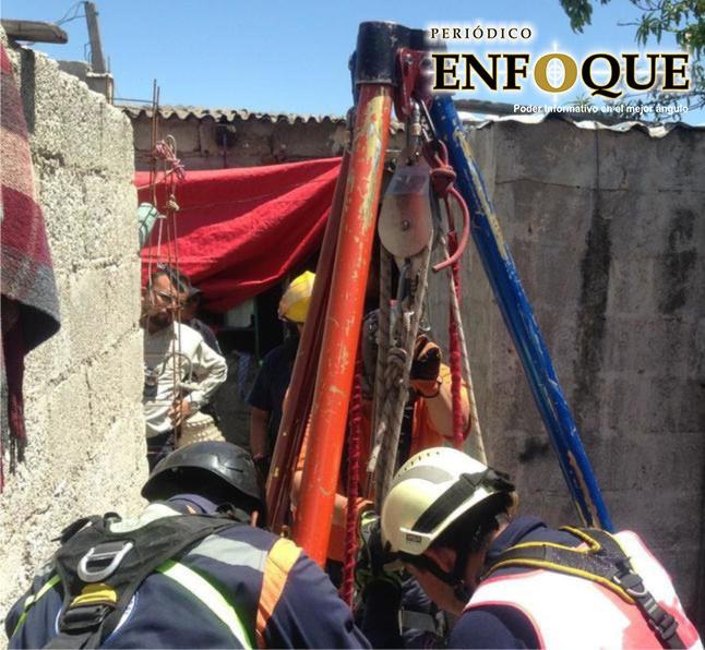 Foto: Cortesía (PC) Muere hombre ahogado tras caer a pozo en Amozoc