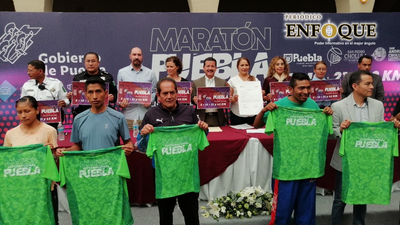 Foto: Antonio Zamora  Cambio de ruta y aumento en inscripción para la edición 40 del Maratón de Puebla