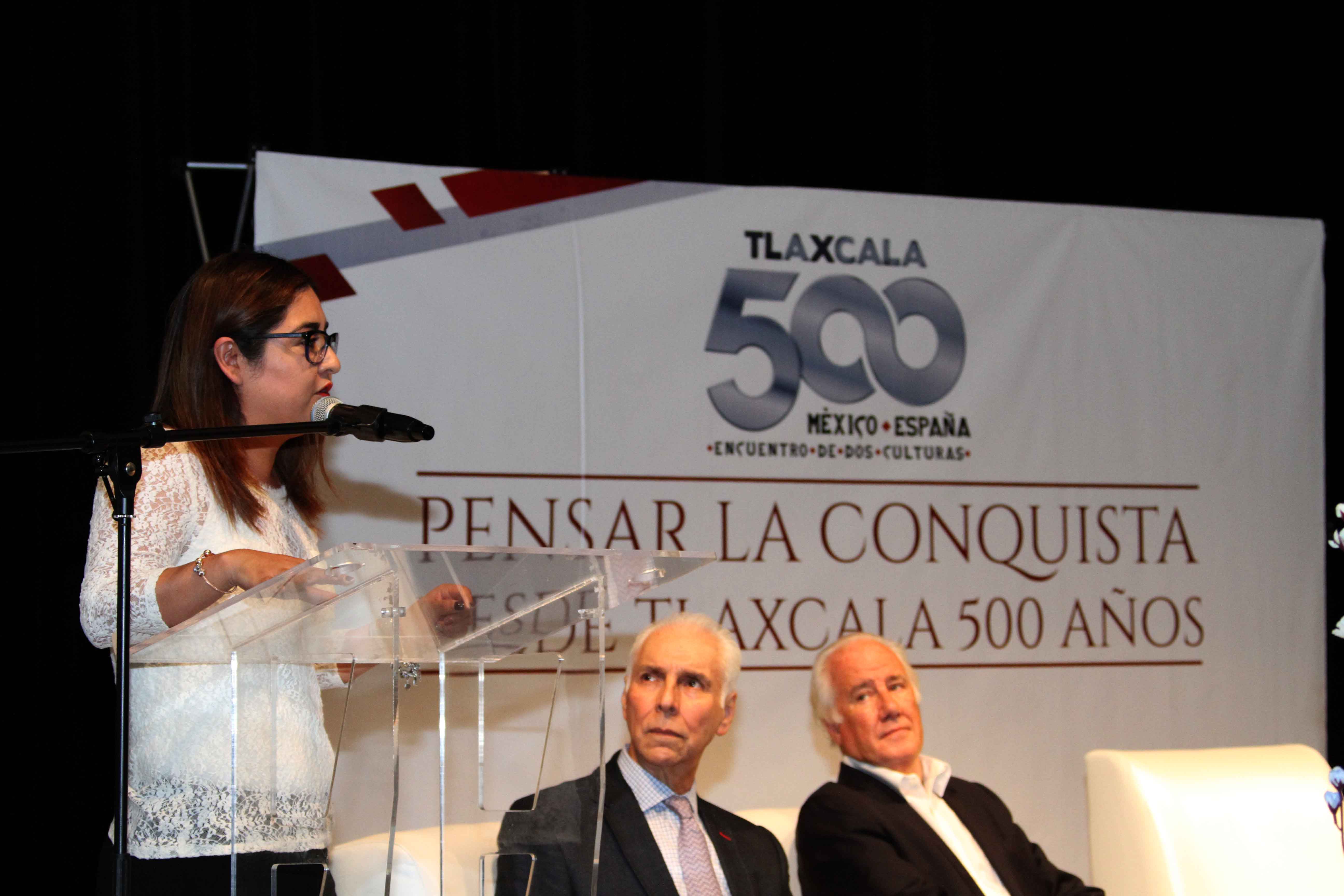 Inaugura SECTURE congreso "¨Pensar la Conquista desde Tlaxcala 500 años"
