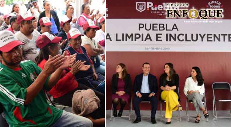 Foto: Cortesía  OOSL suma a recolectores voluntarios para brindar apoyo en la capital poblana