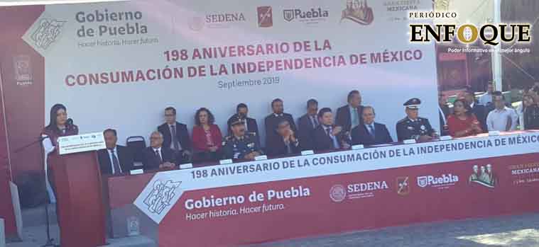 Foto: César Valdez Conmemoran el 198 aniversario de la Consumación de la Independencia Nacional (Video)
