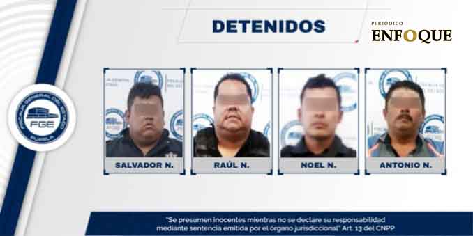 La Fiscalía investiga a tres policías de Huixcolotla y a un civil por robo de vehículo con mercancía.