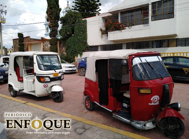 Foto: Omar Sánchez Afirma Arriaga que pobladores piden continuidad de mototaxis en Cholula