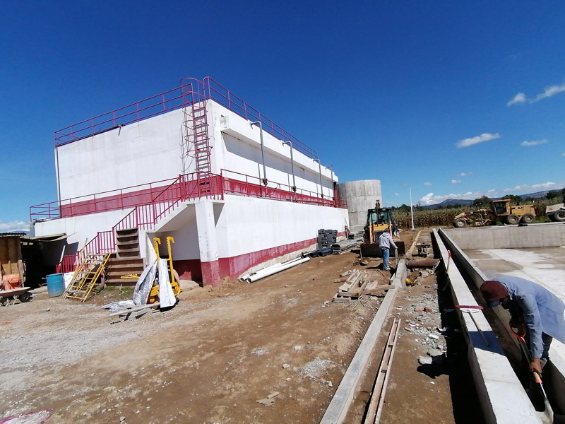 Foto: Cortesía  Realiza SECODUVI segunda etapa de reingeniería de planta de tratamiento de Tepetitla