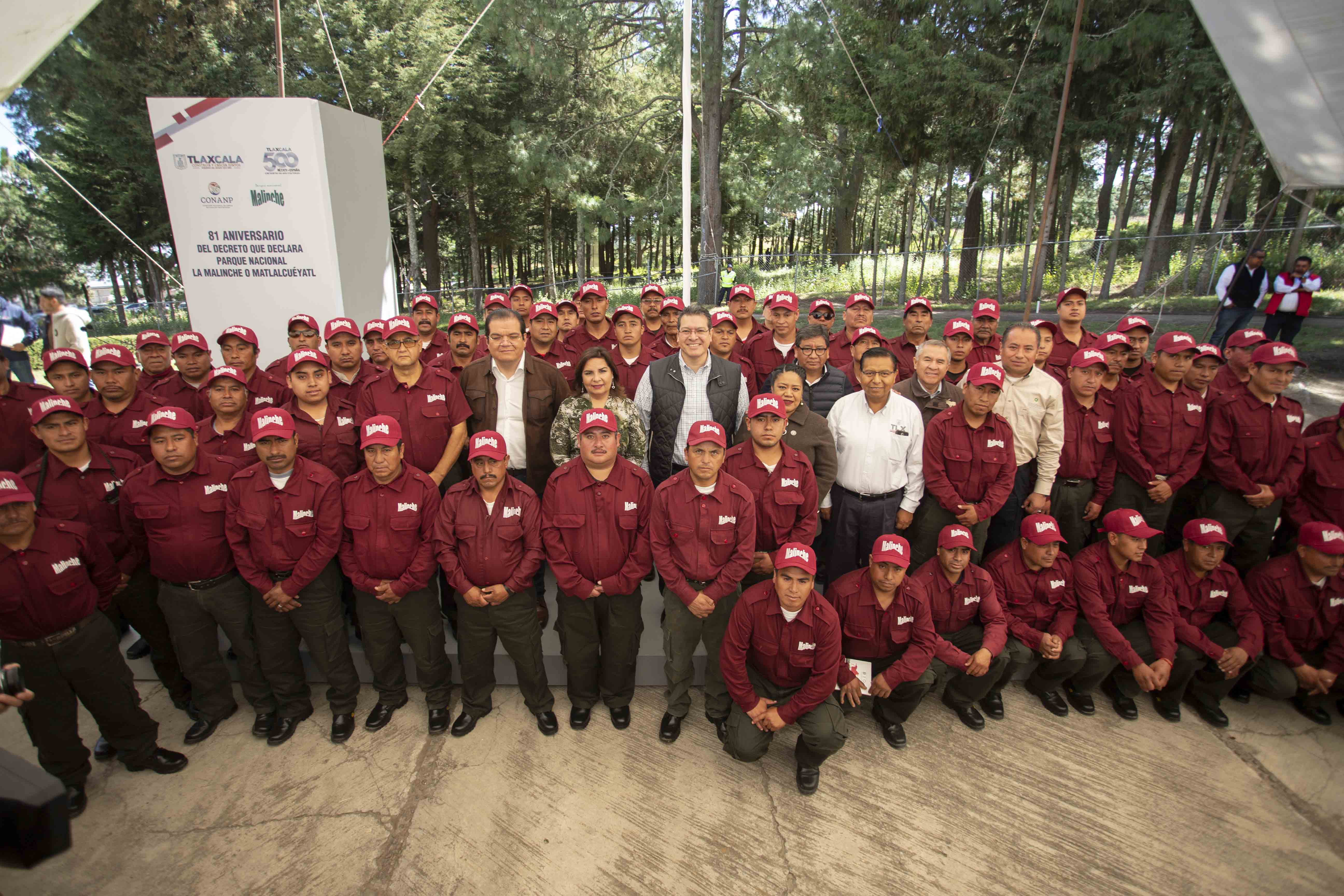 Foto: Cortesía  Marco Mena reconoce valentía de brigadistas de la malinche