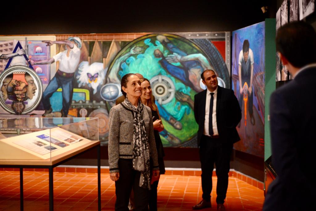 Foto: Cortesía  Rinde Museo Dolores Olmedo homenaje a la Ciudad de México con ofrenda de Día de Muertos