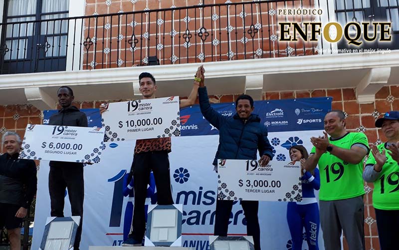 Foto: Antonio Zamora  Se rompió hegemonía keniata en la Carrera de Atlixco