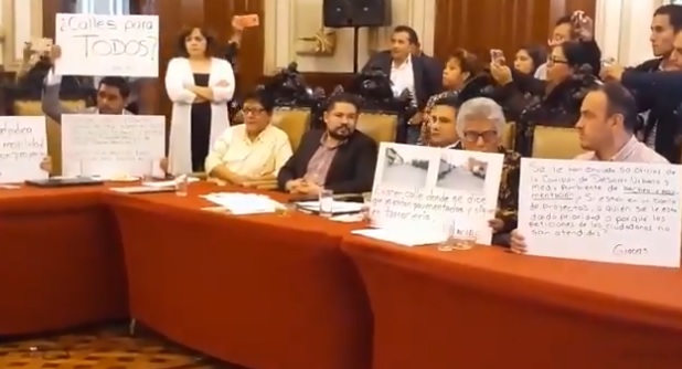 Foto: Cortesía  Regidores de Morena y PAN le exigen a Román Romano obra pública