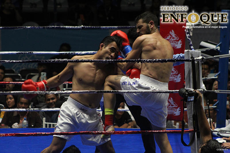 Foto: Cortesía  El poblano Jordán Beltrán fue el gran ganador de la primera Liga Profesional de Kickboxing