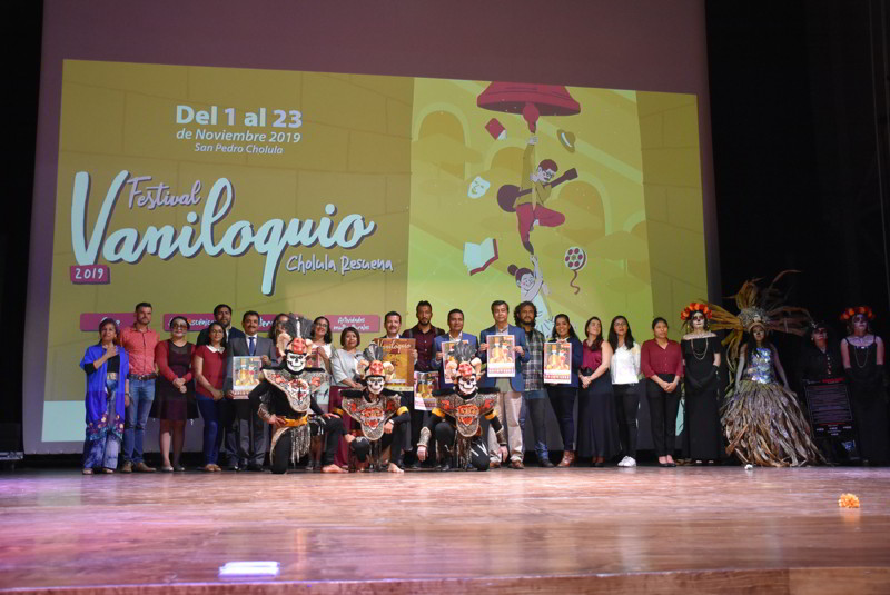 Presenta gobierno de San Pedro Cholula el Festival cultural Vaniloquio 2019