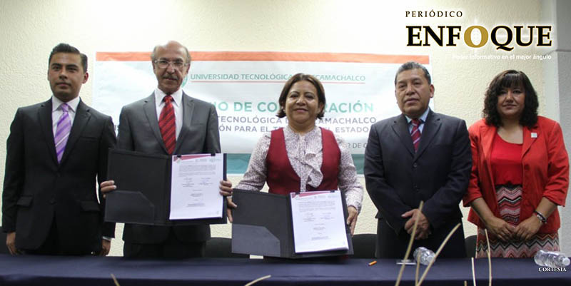 Foto: Cortesía  La Universidad de Tecamachalco y el ICATEP firman convenio de colaboración