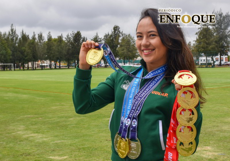 Foto: Cortesía  Ana Zulema Ibañez no deja de ganar medallas