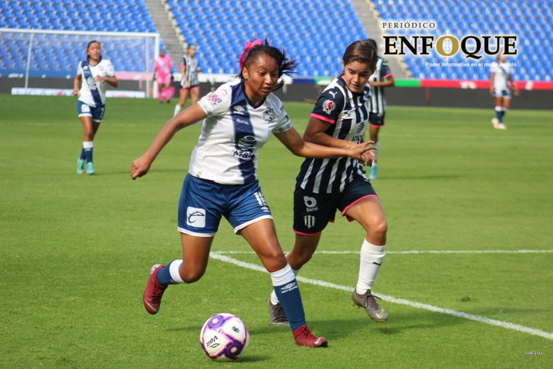 Foto: Cortesía  Rayadas prácticamente eliminó al Puebla Femenil de una posible Liguilla (VIDEO)