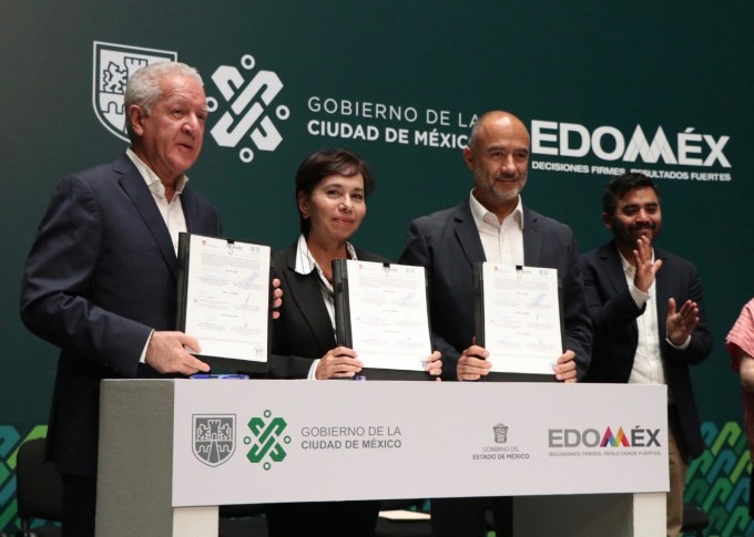 Foto: Cortesía  Firma EdoMéx y CDMX convenio para impulsar el Manejo Integral de los Residuos Sólidos Urbanos