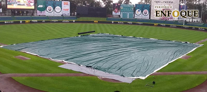 Lluvia casi arruina Serie entre México y Venezuela en Puebla (VIDEO) 