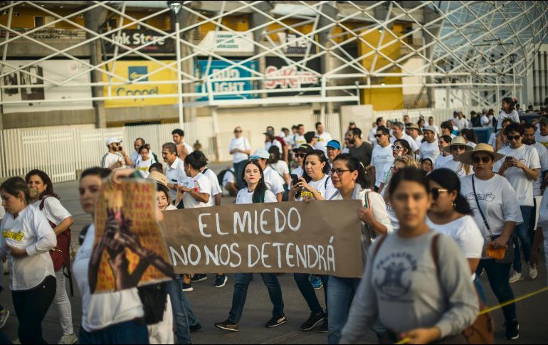 Foto: Cortesía Marchan en Culiacán para pedir paz tras balaceras