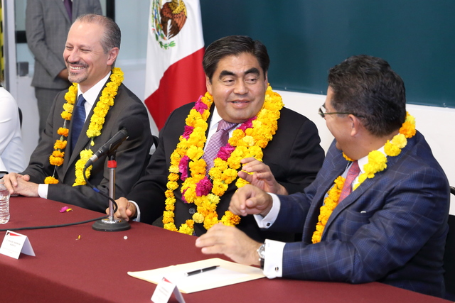 Foto: Gobierno del Estado  Gobierno del estado y Banco de Bienestar- INAES firman convenio de colaboración