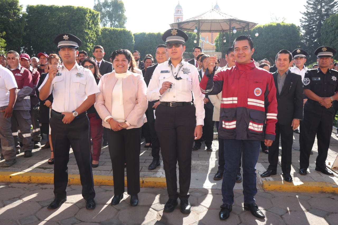 Foto: Cortesía  En seguridad púbica no podemos bajar los brazos: Karina Pérez Popoca