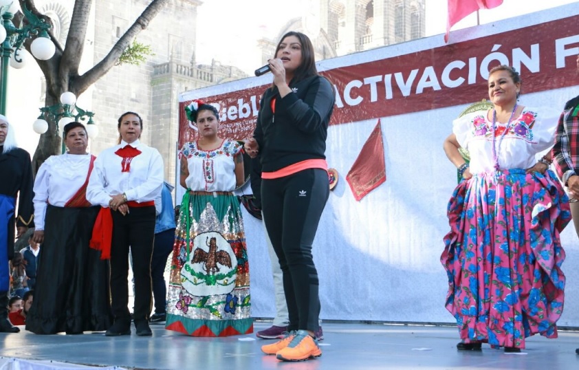 Claudia Rivera Vivanco anuncia que correrá 5 kilómetros en el Maratón Puebla 2019