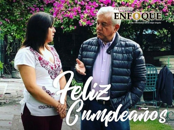 Foto: Cortesía  Rivera Vivanco felicita a AMLO en su cumpleaños